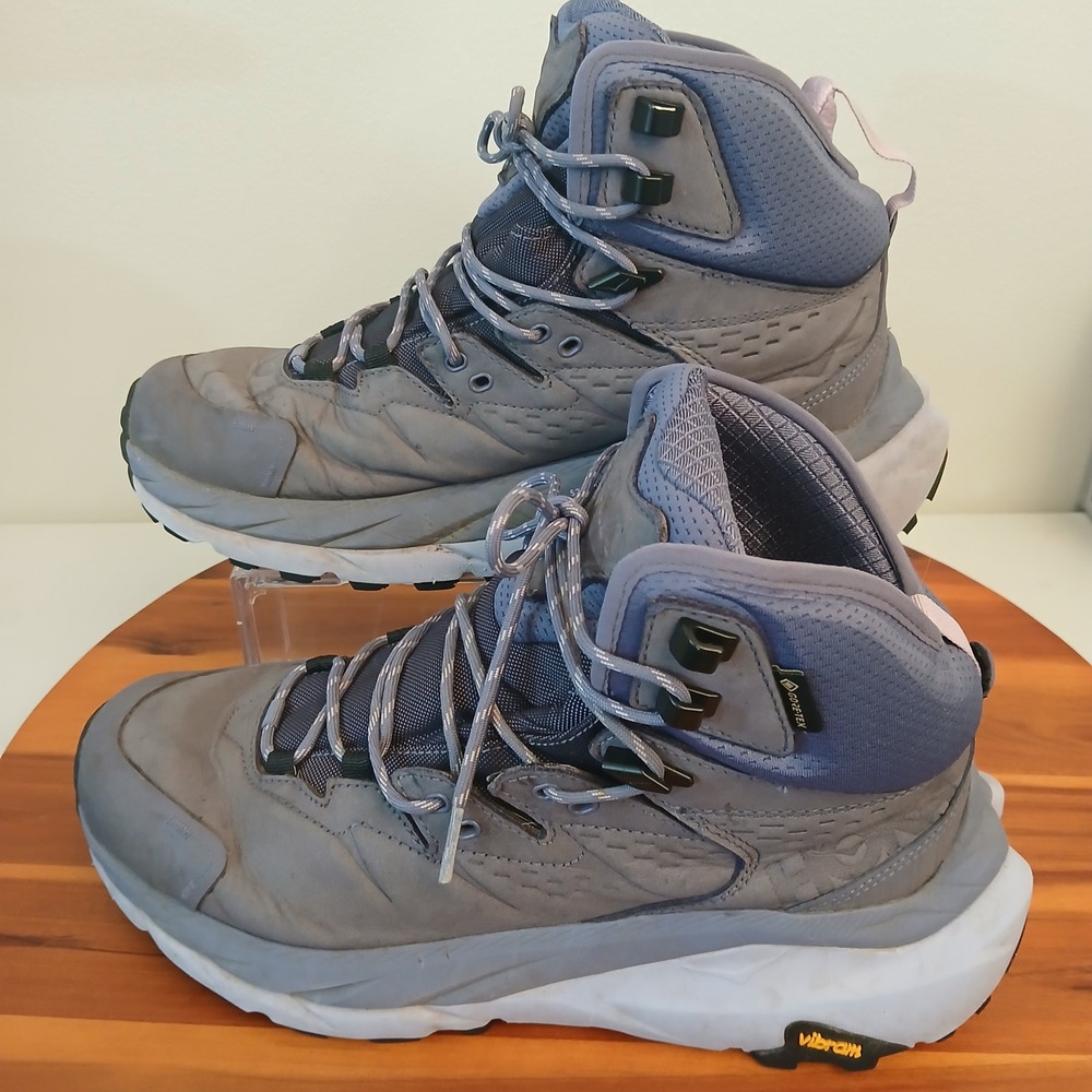 Hoka One One Women's Lace Up Boots Gray and Purple